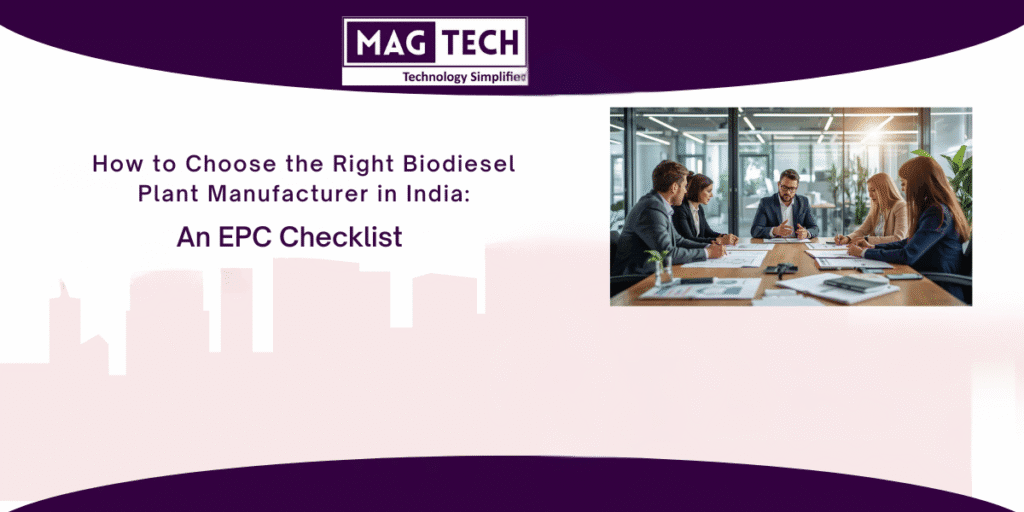 biodiesel plant manufacturer